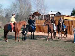 Конные прогулки и занятия для неопытных всадников